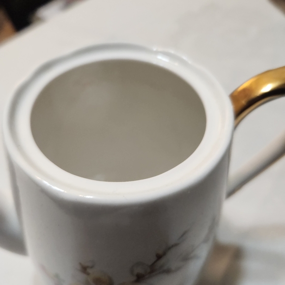 Vintage Windsor bone china Pink Freesia and Willow tea/ coffee pot - Picture 7 of 10